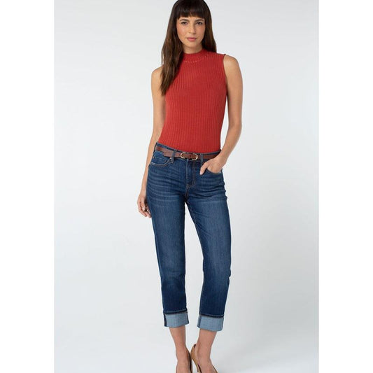 Marley Girlfriend Cuffed Jean | Bartlett-Liverpool Jeans-Shop 12 Bendigo