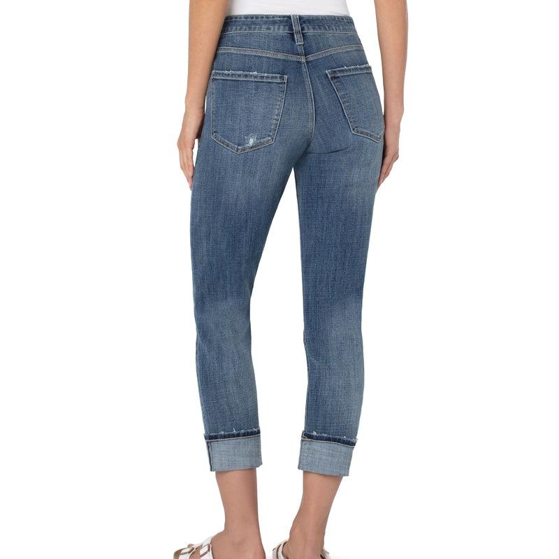 Marley Girlfriend Rolled Jean | Sierra Vista-Liverpool Jeans-Shop 12 Bendigo