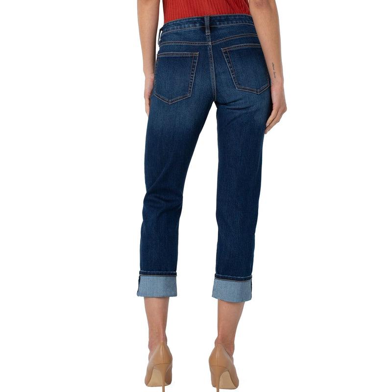 Marley Girlfriend Rolled Jean | Sierra Vista-Liverpool Jeans-Shop 12 Bendigo