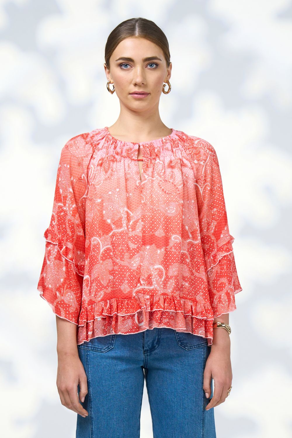 Stevie Blouse | Orange