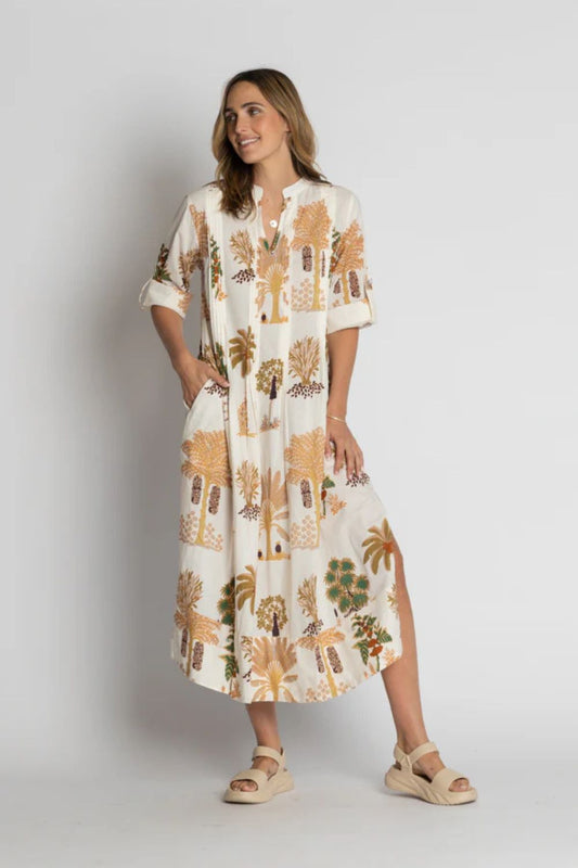 Amrita Midi Dress | White