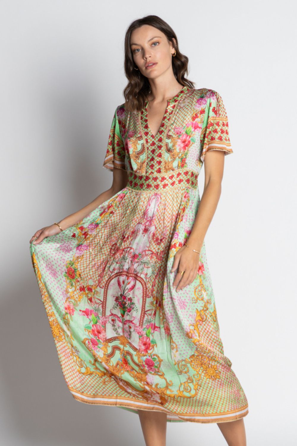Pellicano Midi Dress | Mint