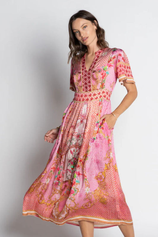 Pellicano Midi Dress | Orchid