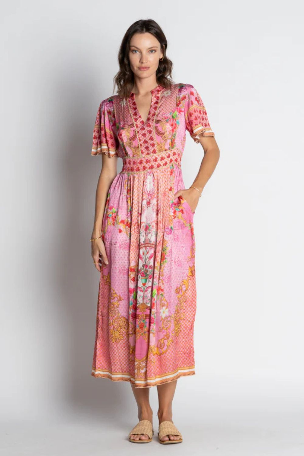 Pellicano Midi Dress | Orchid