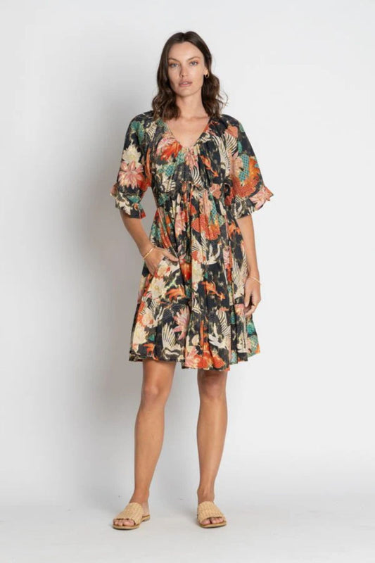 Hoshino Tie Dress | Black