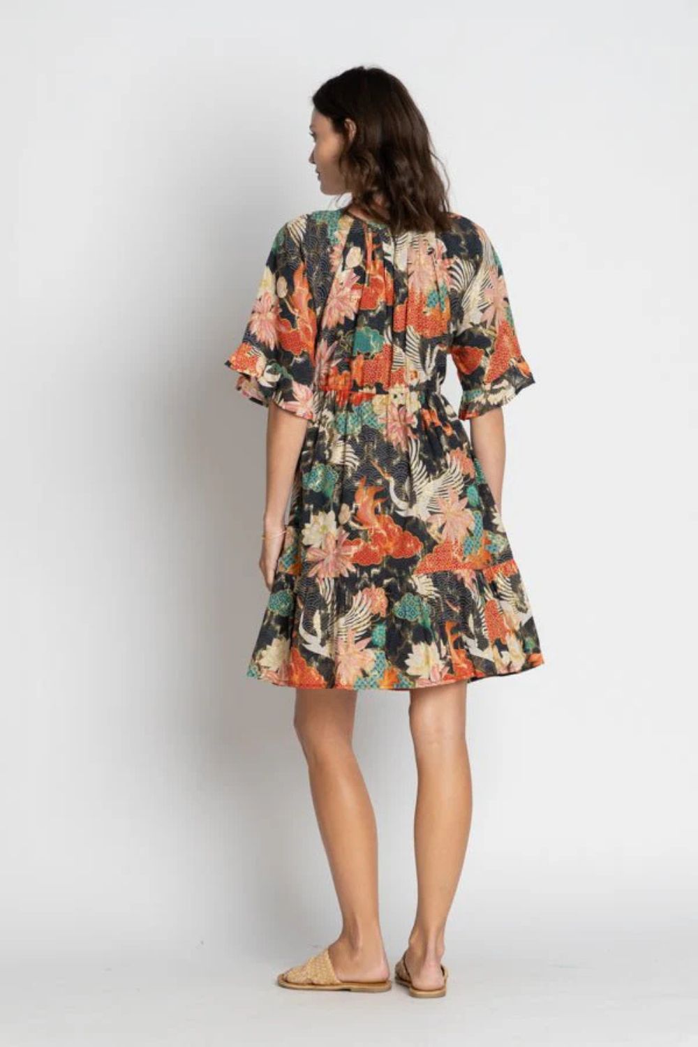 Hoshino Tie Dress | Black