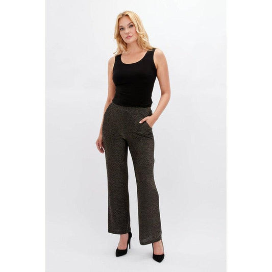 Lurex Black/Gold Evening Pant-Frank Lyman-Shop 12 Bendigo