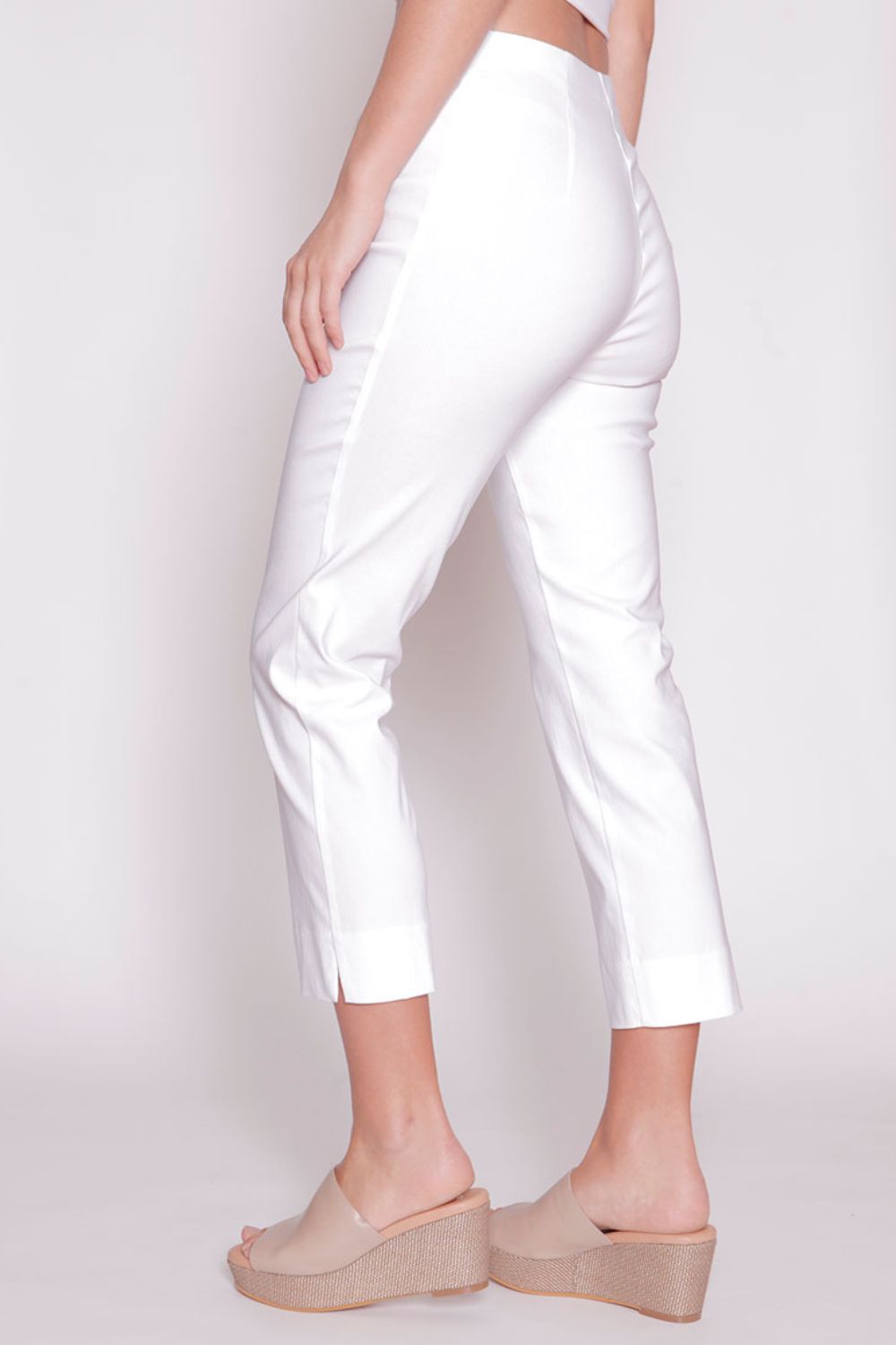 M.E.L. Chaucer 3/4 Legging | White