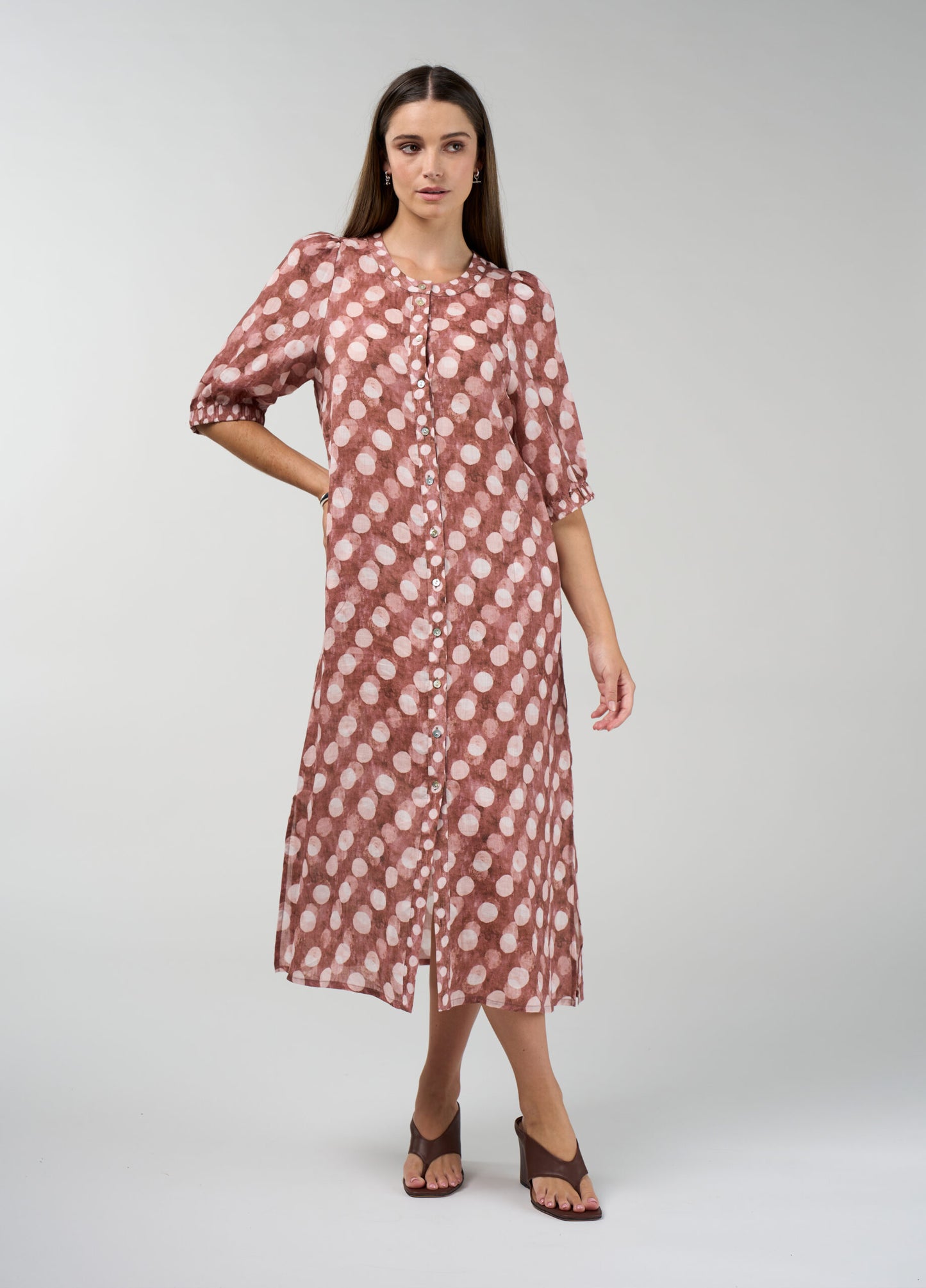 Vision Shirtdress | Cocoa Multi