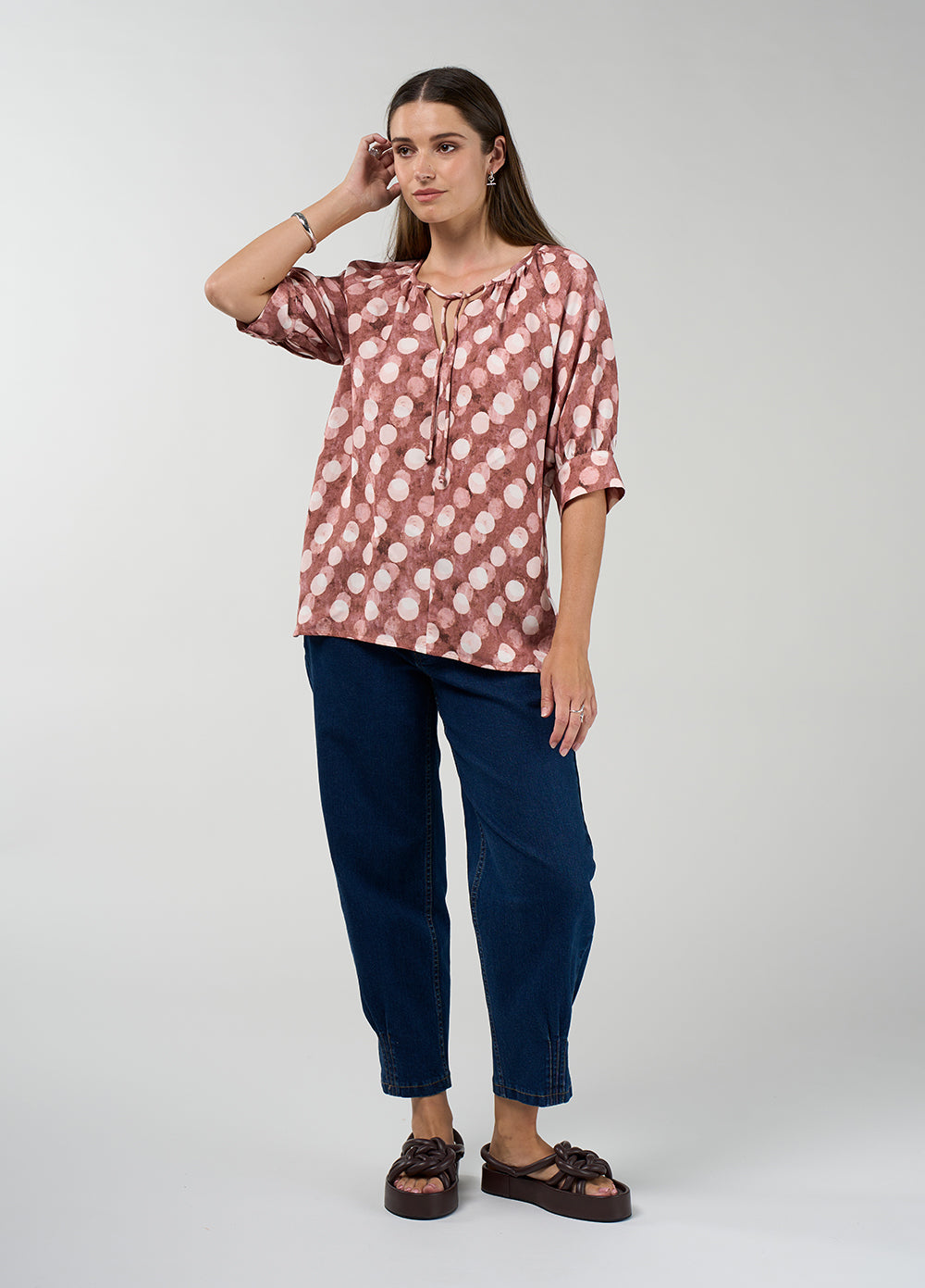 Vision Blouse | Cocoa Multi