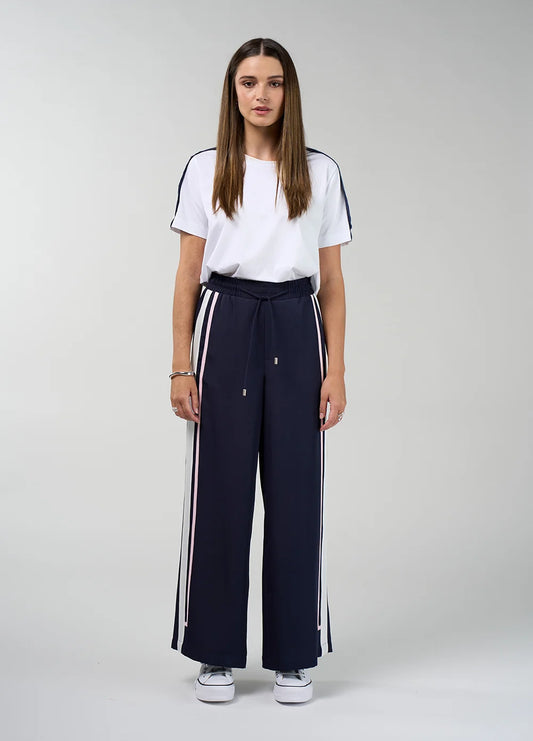 Contour Pant | Navy/Blush