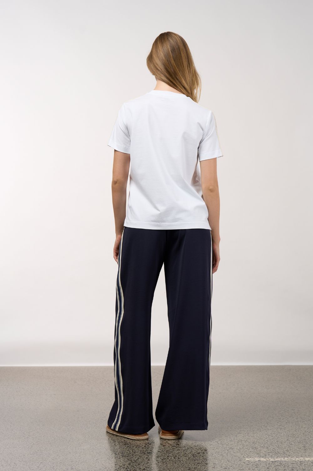 Linear Tee | White
