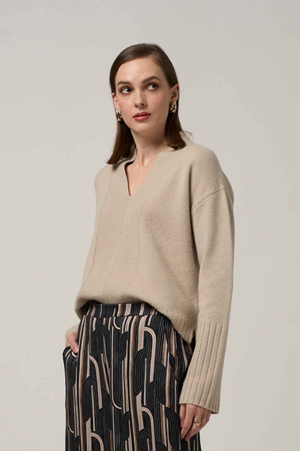 Weekender Sweater | Taupe