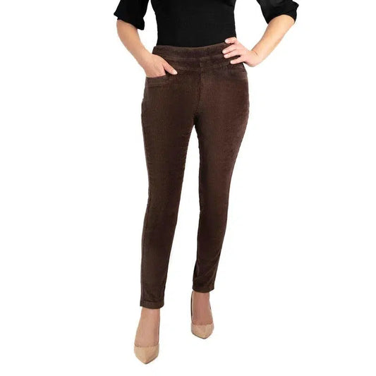 Mitch Pull On Cord Pant | Chocolate,-Gabriella Frattini-Shop 12 Bendigo