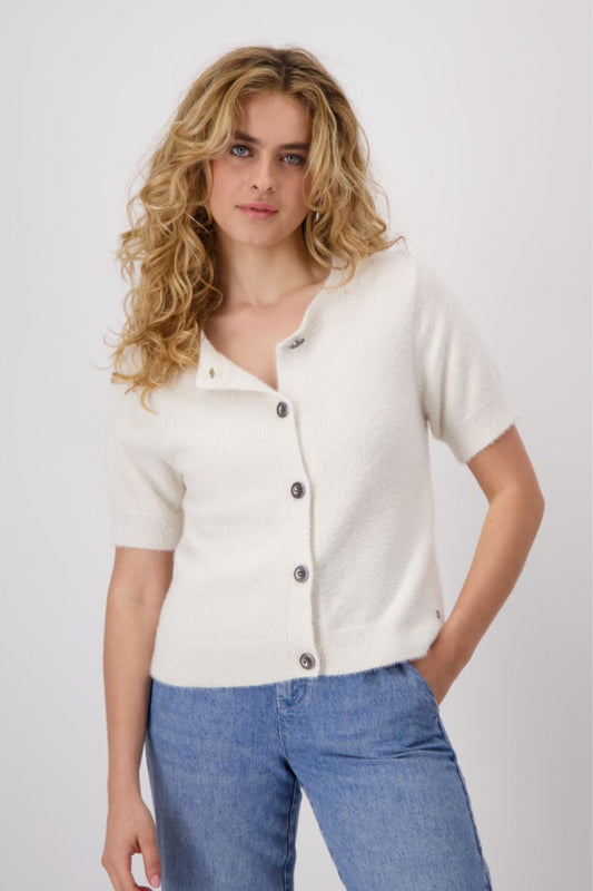 Plush Cardigan | Cream