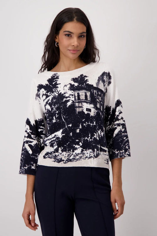 Printed Knit Jumper | Pattern