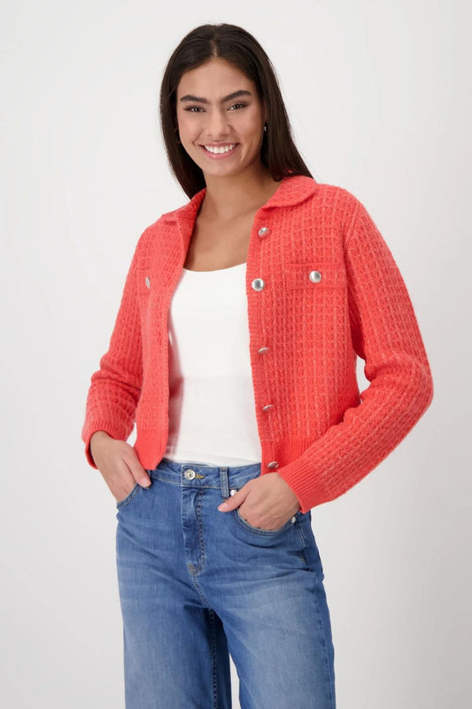 Monari Shirt Collar Jacket | Coral_Shop 12