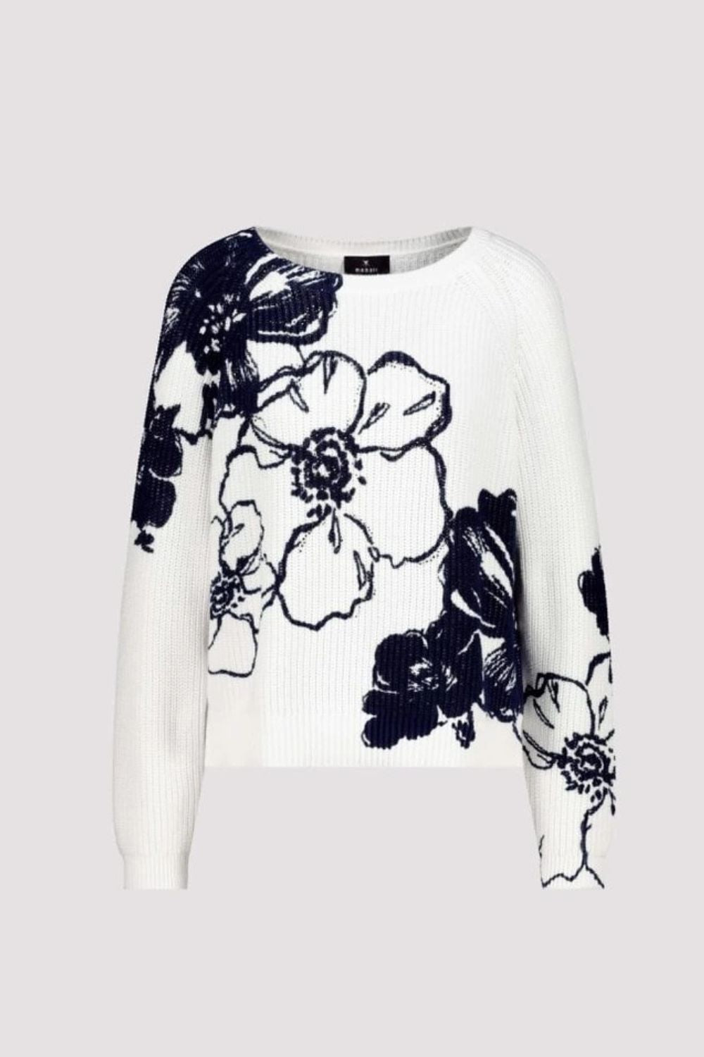 Floral Print Sweater | Off White