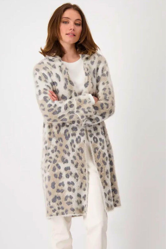 Fleecy Pattern Jacket | Leopard