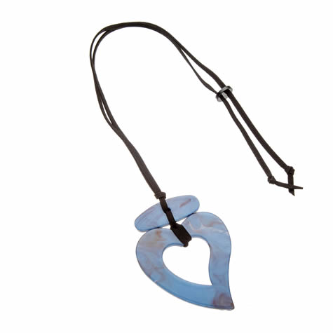 Heart Necklace | Blue