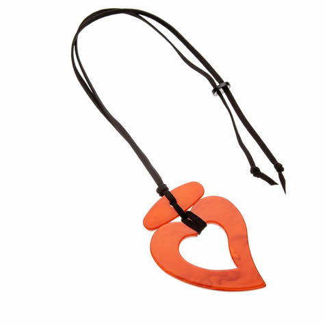 Heart Necklace | Red