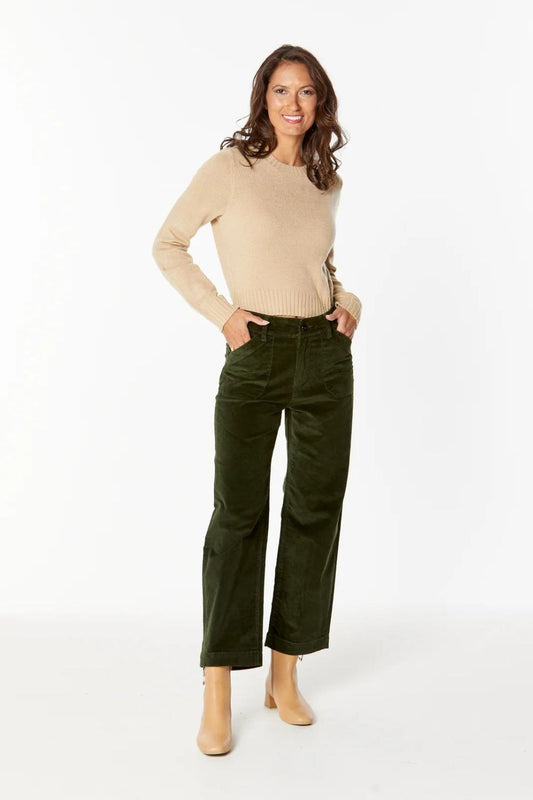 New London Jeans Penrith Cord Pants | Olive_Shop12