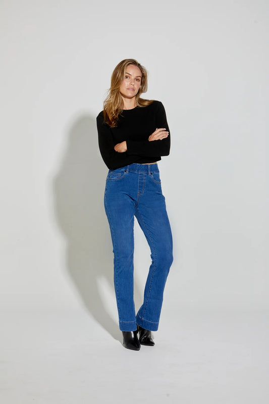 Olympia Flare Jean | Denim