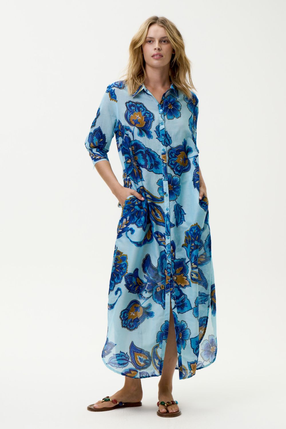Daisy Dress | Lemmos Blue Flower