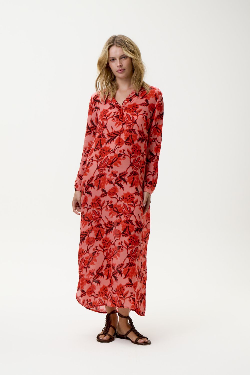 Long Genie Dress | Ibiza Coral