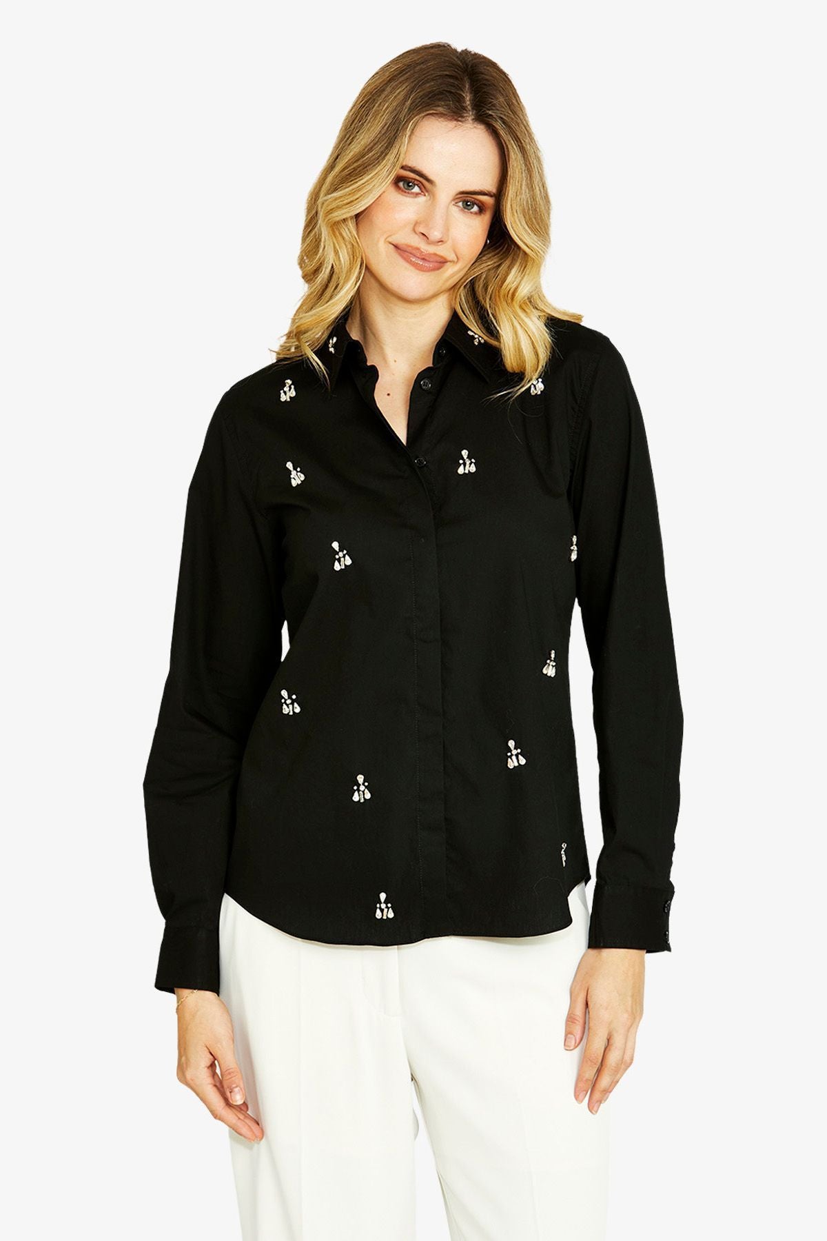 Glamour Gem Shirt | Black