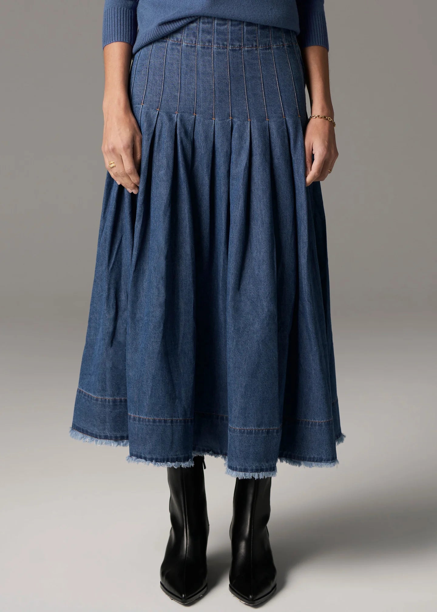 Reece Denim Skirt | Blue Wash
