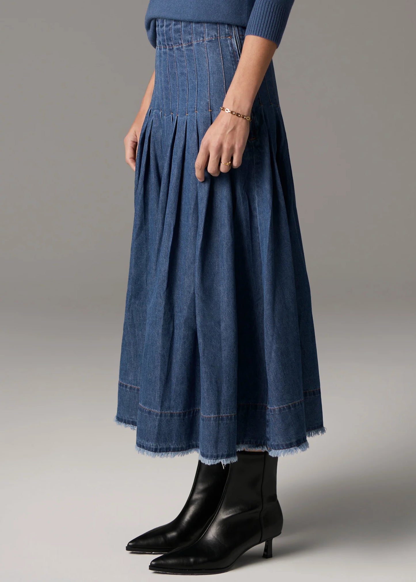 Reece Denim Skirt | Blue Wash