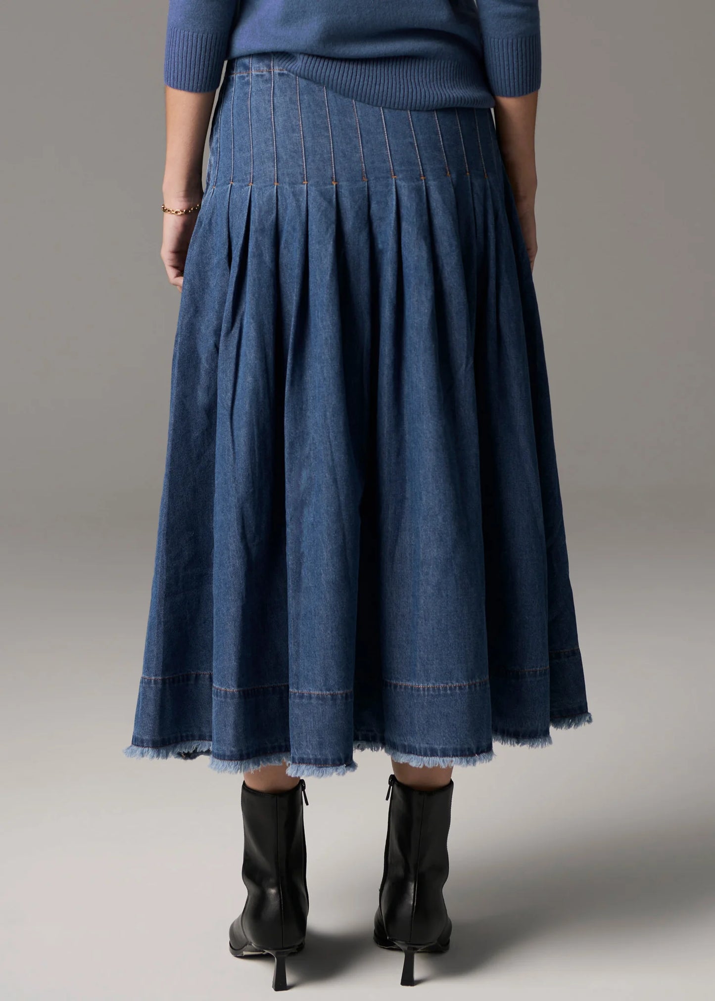 Reece Denim Skirt | Blue Wash