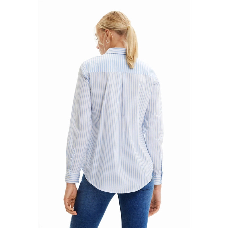 Patchwork Striped L/S shirt | Angels Falls-Desigual-Shop 12 Bendigo