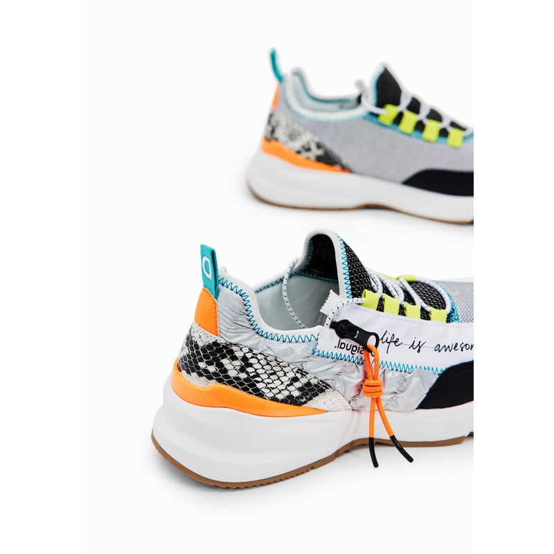 Patchwork Zip-Up Running Sneakers | Tutti Fruti-Desigual-Shop 12 Bendigo
