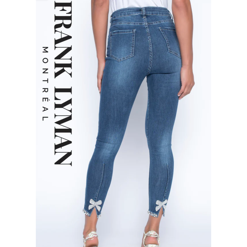 Pearl Jeans Pant | Dark Blue-Frank Lyman-Shop 12 Bendigo