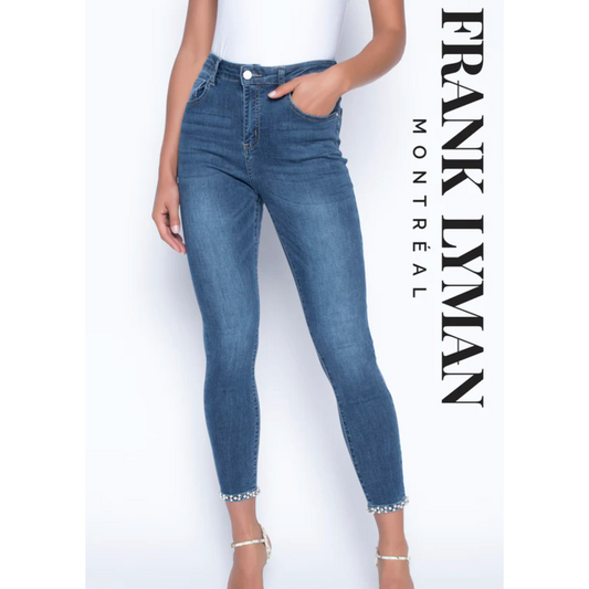 Pearl Jeans Pant | Dark Blue-Frank Lyman-Shop 12 Bendigo