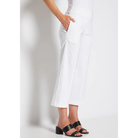 Larrie 7/8 Culotte Pant | White-Philosophy Australia-Shop 12 Bendigo