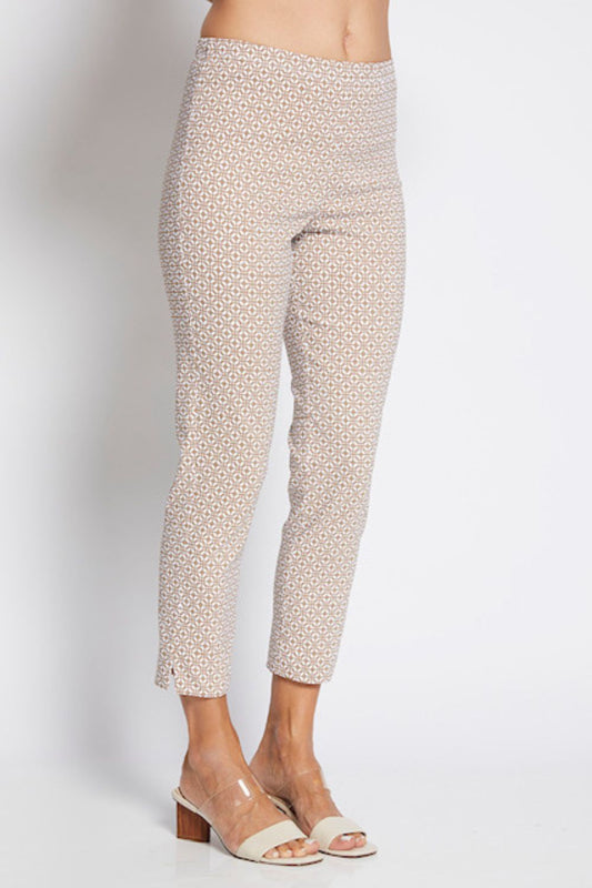 Philosophy Easy Tile Print Pant | Beige/White_Shop 12