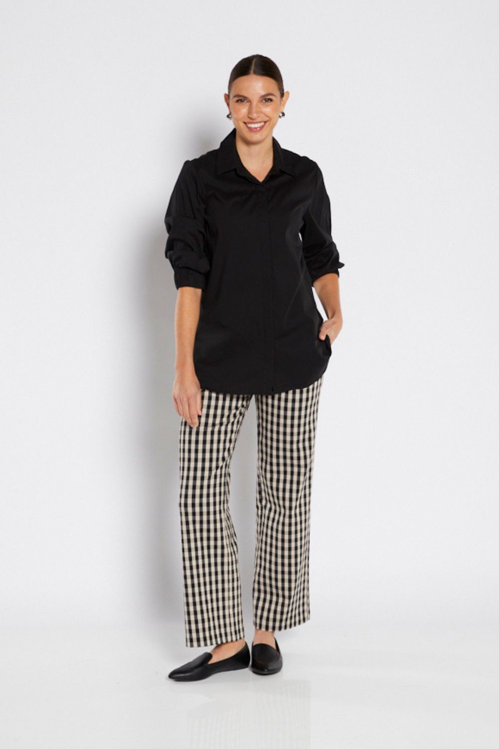 Baylee Check Pant | Baylee