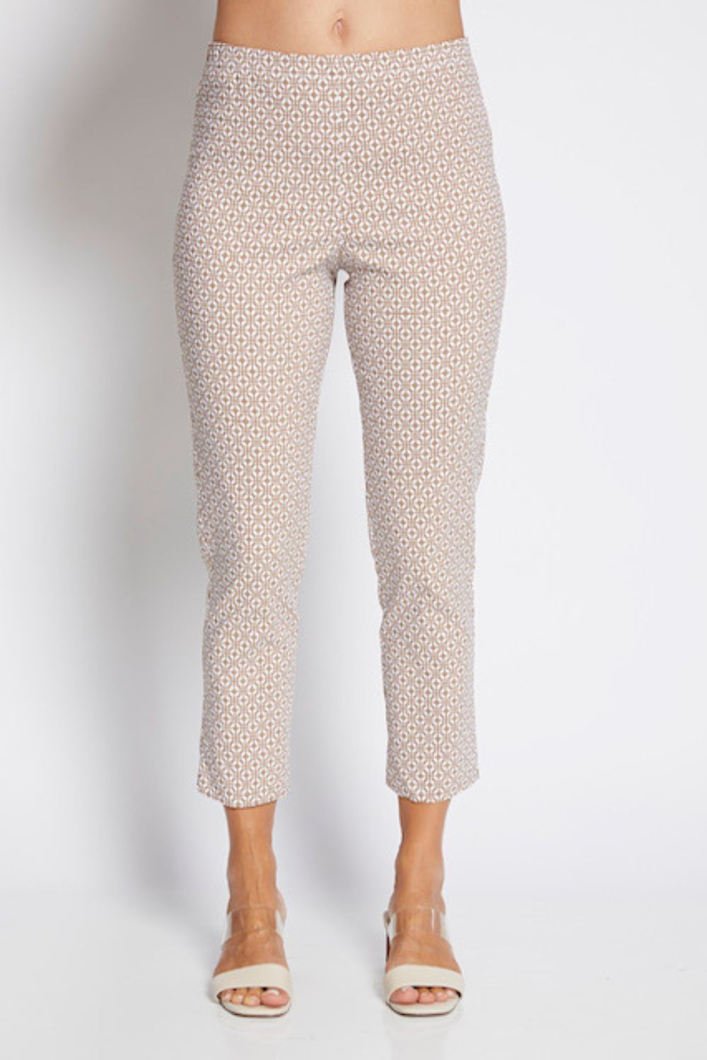 Philosophy Easy Tile Print Pant | Beige/White_Shop 12