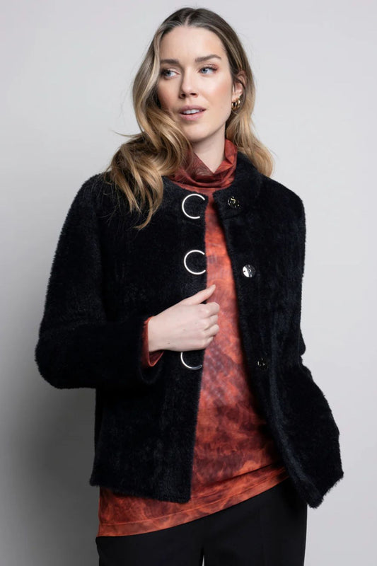 Embellished Short Jacket | Black