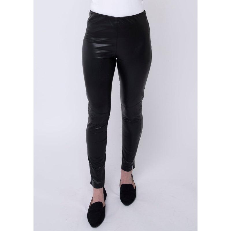 Faux Leather Legging | Black-PingPong-Shop 12 Bendigo