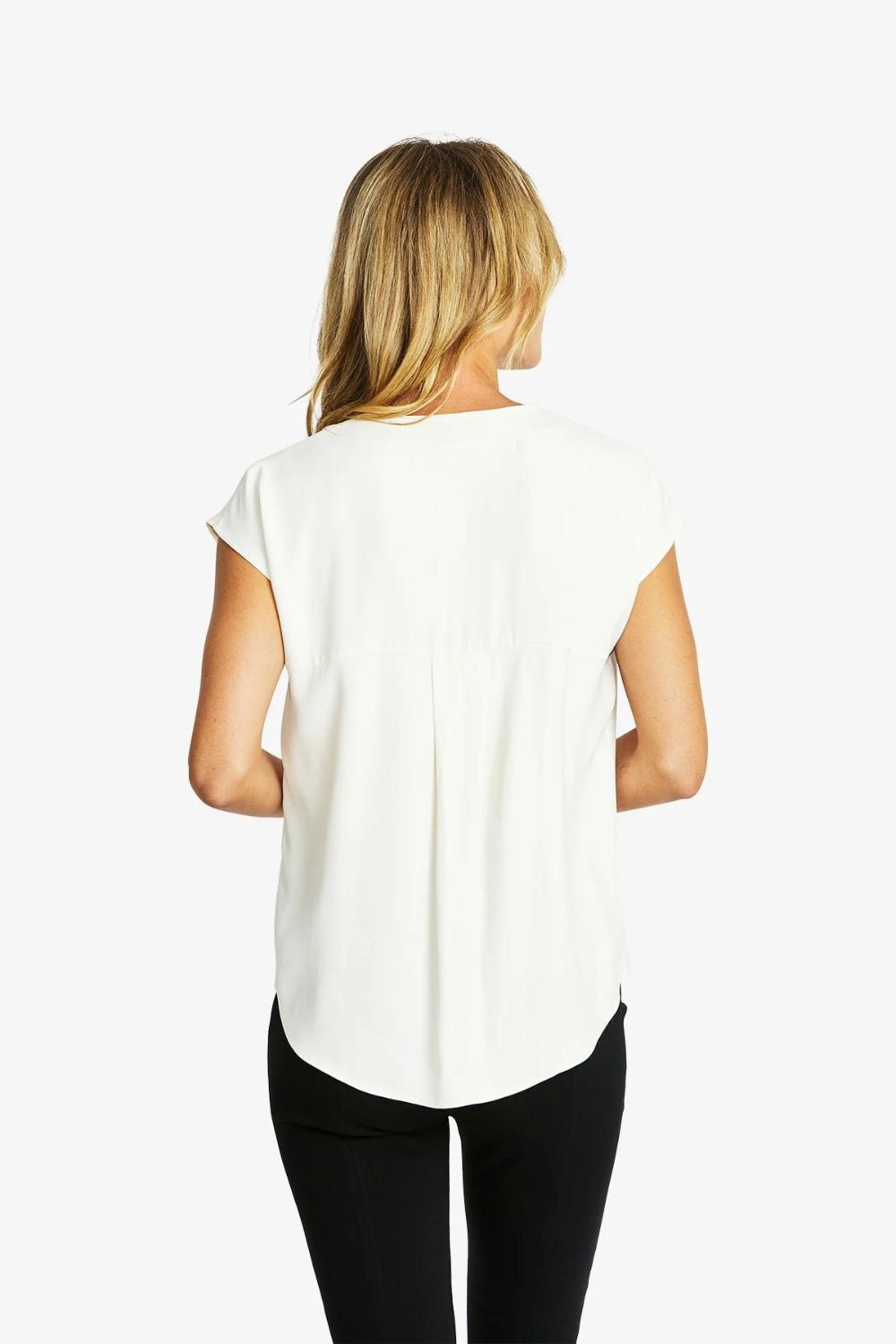 PingPong Helen V-Neck Top | Ivory_Shop 12