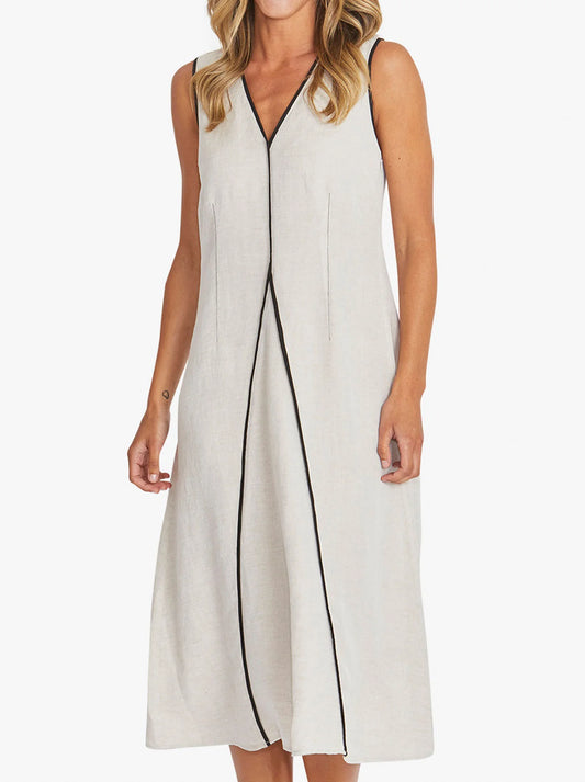 Sarah Dress | Raffia/Black