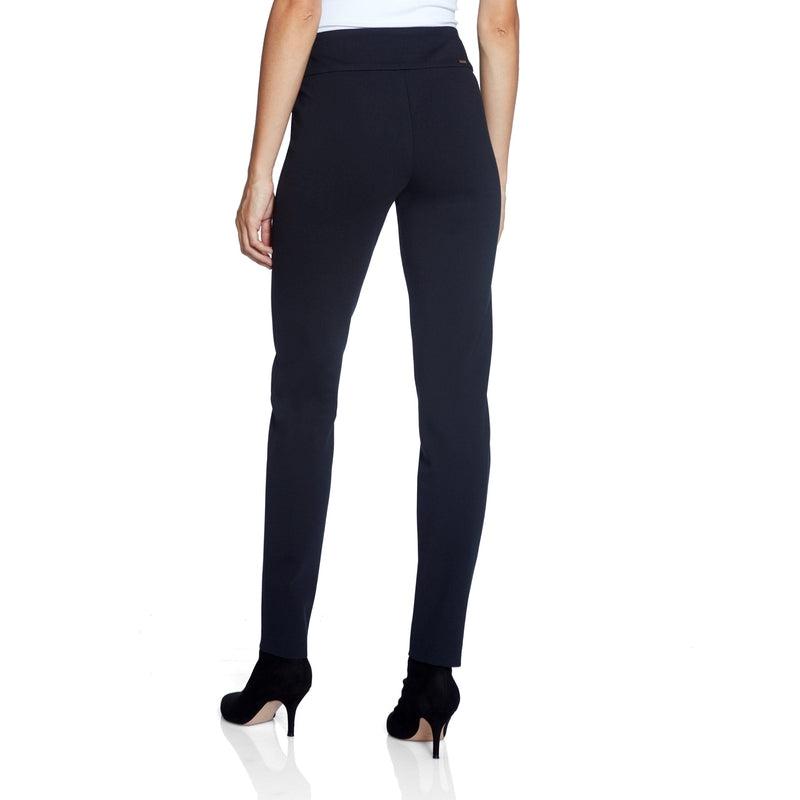 Ponte Full Leg Slim Pant | Navy or Black-Up! Pants-Shop 12 Bendigo