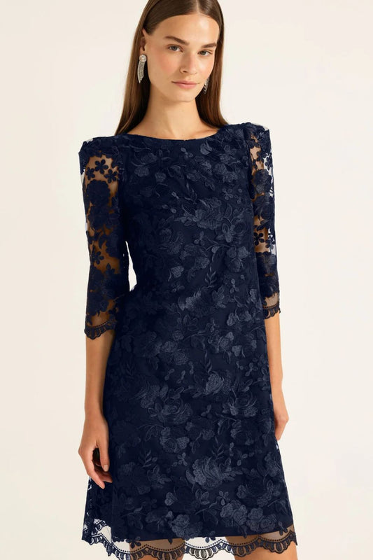 Layla Shift Dress | Navy