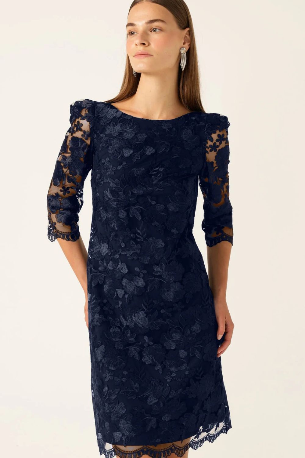 Layla Shift Dress | Navy