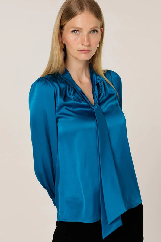 Hatchie Blouse | Cerulean Blue