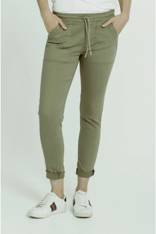 New London Hope Roll Cuff Jogger | Khaki_Shop 12
